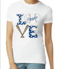 Los Angeles Dodgers Love Women's T-Shirt Blue