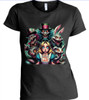 Alice In Wonderland Evil Cute Women's Shirt