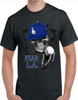 Los Angeles Dodgers Men's T-Shirts Skull