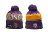 Minnesota Vikings Pom Knit Beanie #3