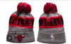 Chicago Bulls Pom Knit Beanie