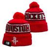 Houston Rockets Pom Knit Beanie