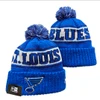 St. Louis Blues Pom Knit Beanie