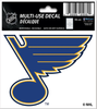 St Louis Blues Fan Decals 3.75 x 5