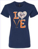 Detroit Tigers #1 Mom Love" Women's T-Shirt