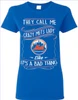 New York Mets "Crazy Lady" Women's T-Shirt