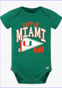 Miami Hurricanes Lil Fan Baby Onesie