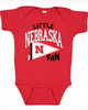 Nebraska Cornhuskers Lil Fan Baby Onesie