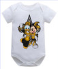 New Orleans Saints Minnie and Daisy Baby Onesie