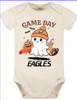 Philadelphia Eagles Game Day Ghost Baby Onesie