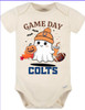 Indianapolis Colts Game Day Ghost Baby Onesie