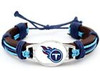 Tennessee Titans Jaguars Leather Twist Unisex Bracelet