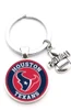Houston Texans Pendant w/Love Football Charm Acrylic/Key Chain