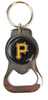 Pittsburgh Pirates Bottle Opener Key Chain - Metal Finish