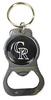 Colorado Rockies Bottle Opener Key Chain - Metal Finish