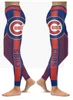 Chicago Cubs Women's Leggings Blue