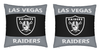 Las Vegas Raiders 2pc 18" x 18" Pillow Case Covers (Printed 1 Side)