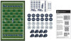 Seattle Seahawks Checkers Board Game