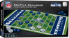 Seattle Seahawks Checkers Board Game