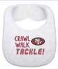 San Francisco 49ers Crawl Walk Tackle Baby Bib