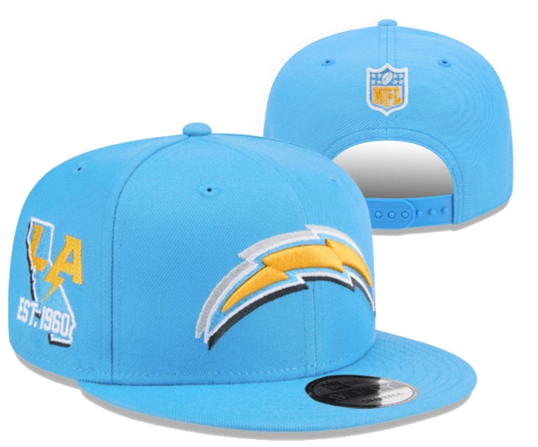 Los Angeles Chargers Blue Snapback Ball Cap