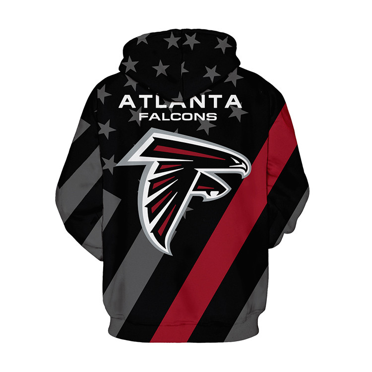 Atlanta Falcons Stars & Stripes Unisex Hoodie