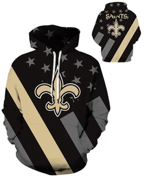 New Orleans Saints Stars & Stripes Unisex Hoodie