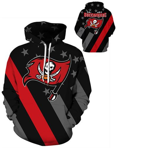 Tampa Bay Buccaneers Stars & Stripes Unisex Hoodie