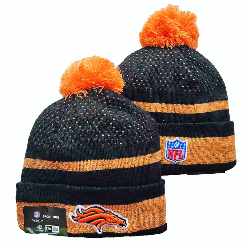 Denver Broncos Pom Beanie