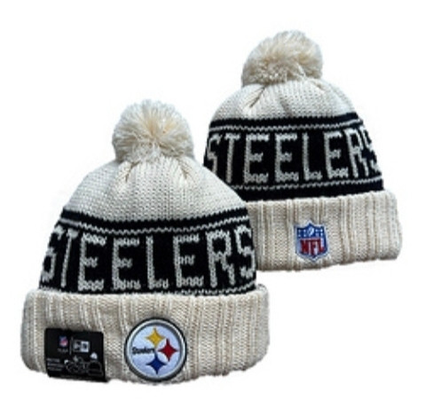 Pittsburgh Steelers Pom Knit Beanie