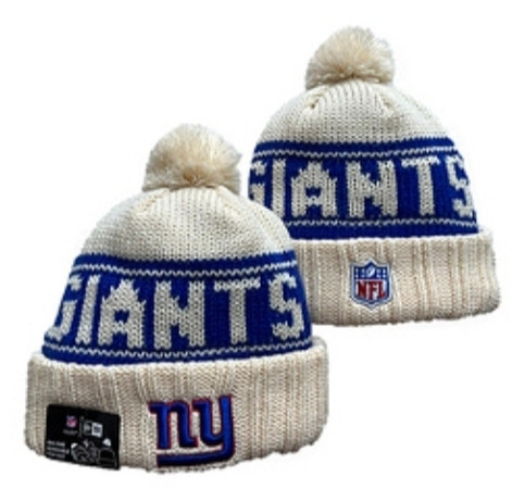 New York Giants Pom Knit Beanie