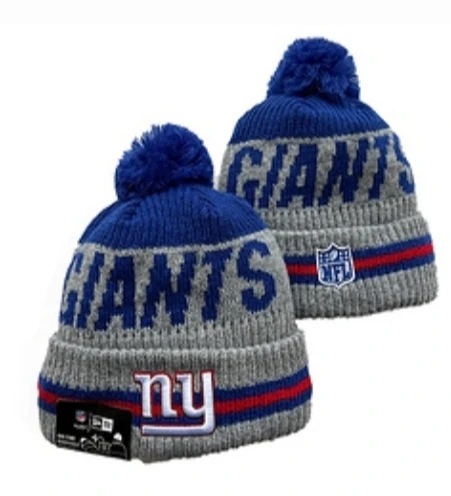 New York Giants Pom Knit Beanie #2