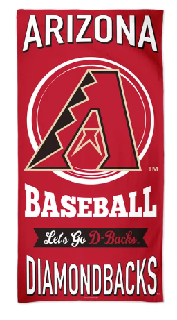Arizona Diamondbacks Fiber Beach Towel 30" x 60"