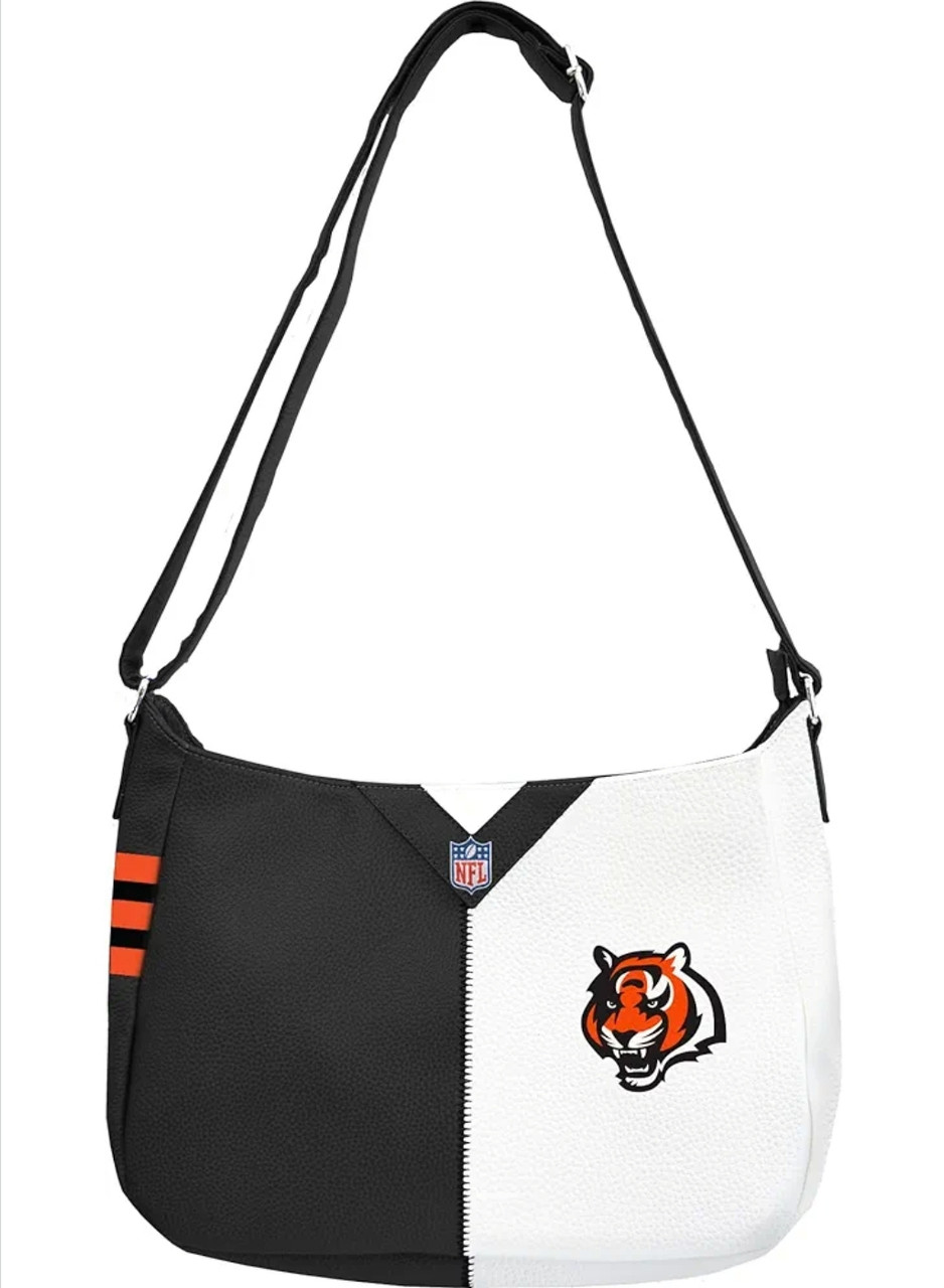 Cincinnati Bengals Pebble Split Hobo Purse