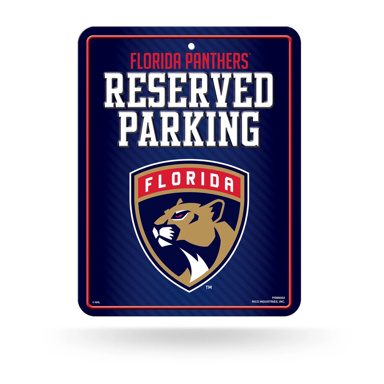 Florida Panthers 8.5" x 11" Metal Parking Sign