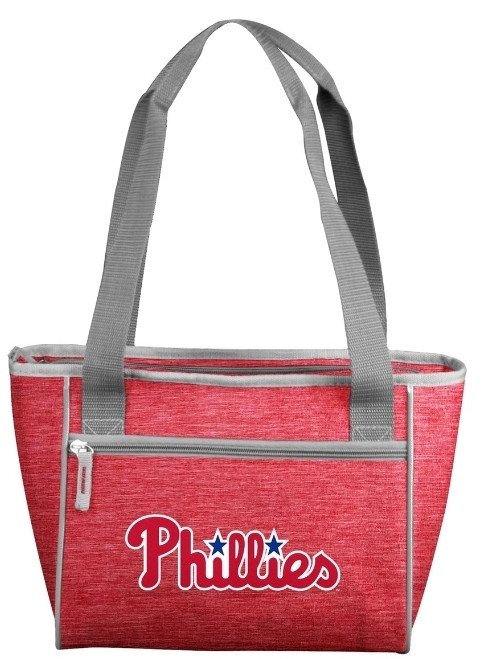 Philadelphia Phillies Crosshatch 16 Can Cooler Tote
