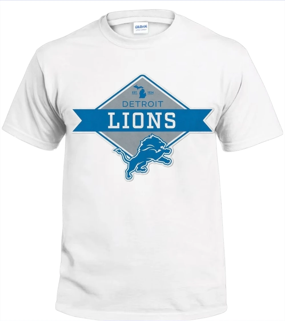 Detroit Lions Men's T-Shirt Logo