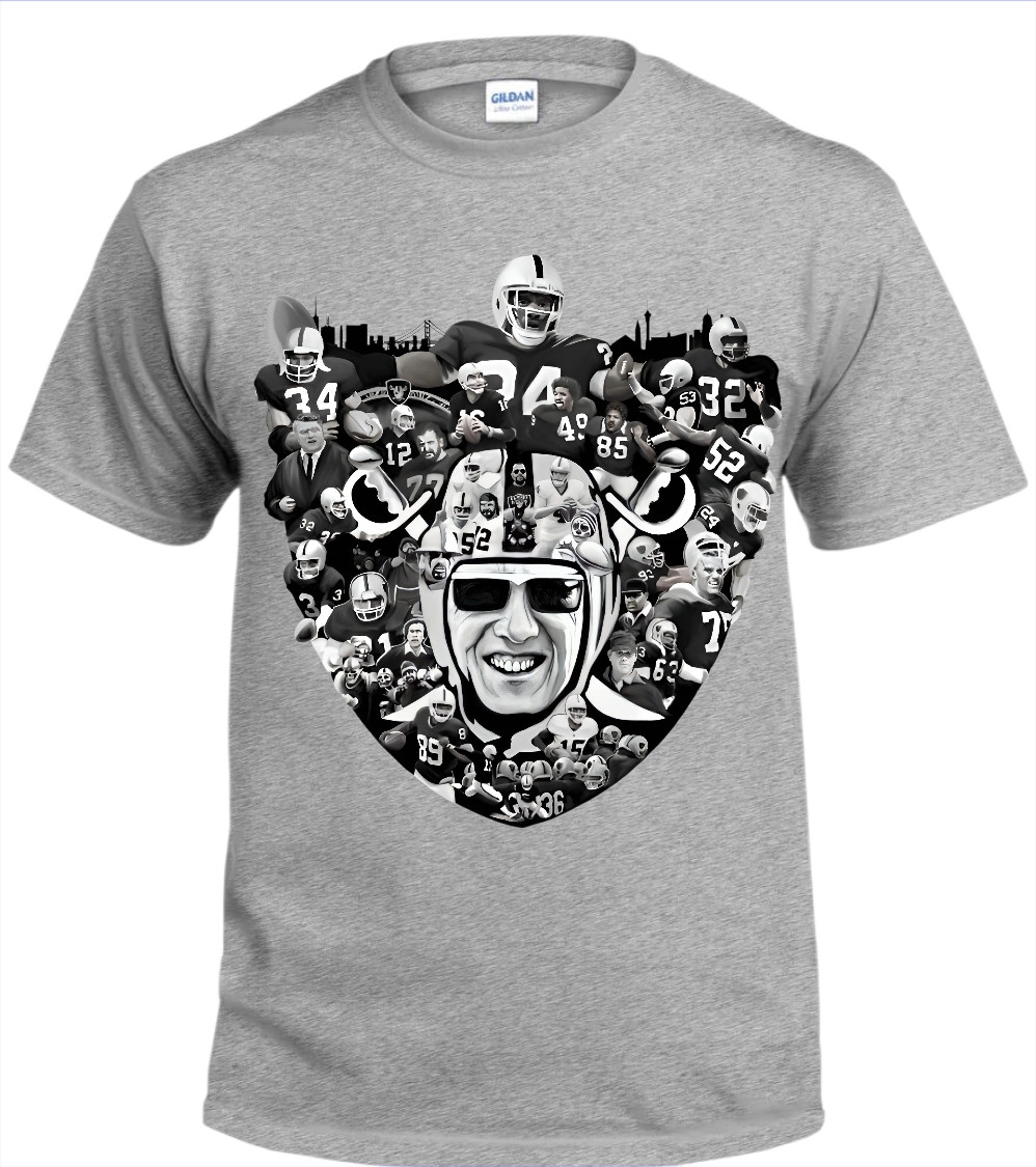 Las Vegas Raiders Men's T-Shirt History