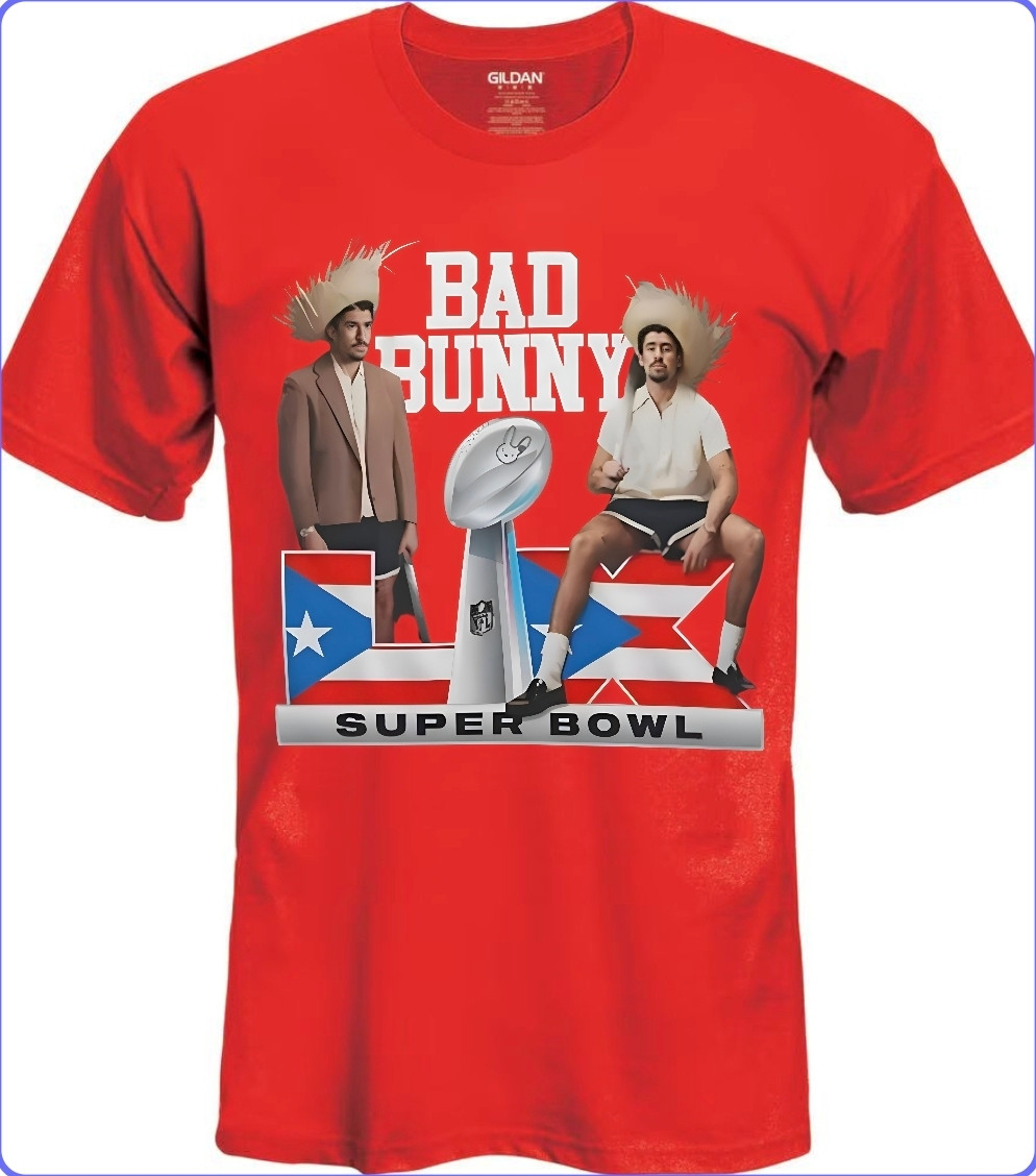 Bad Bunny Superbowl Halftime Show Men's T-Shirt