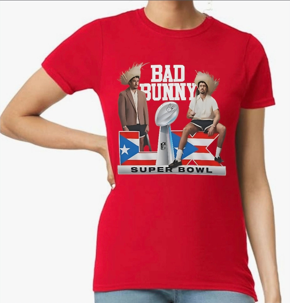Bad Bunny Superbowl Halftime Show Women's T-Shirt