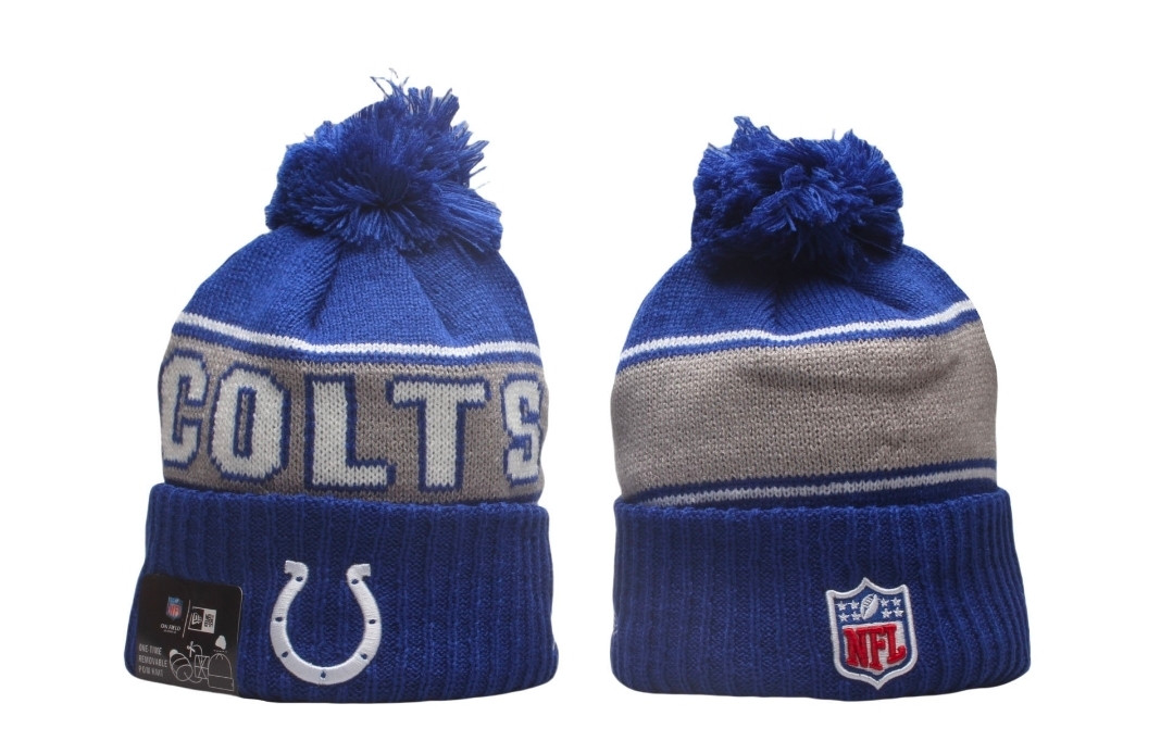 Indianapolis Colts Pom Knit Beanie