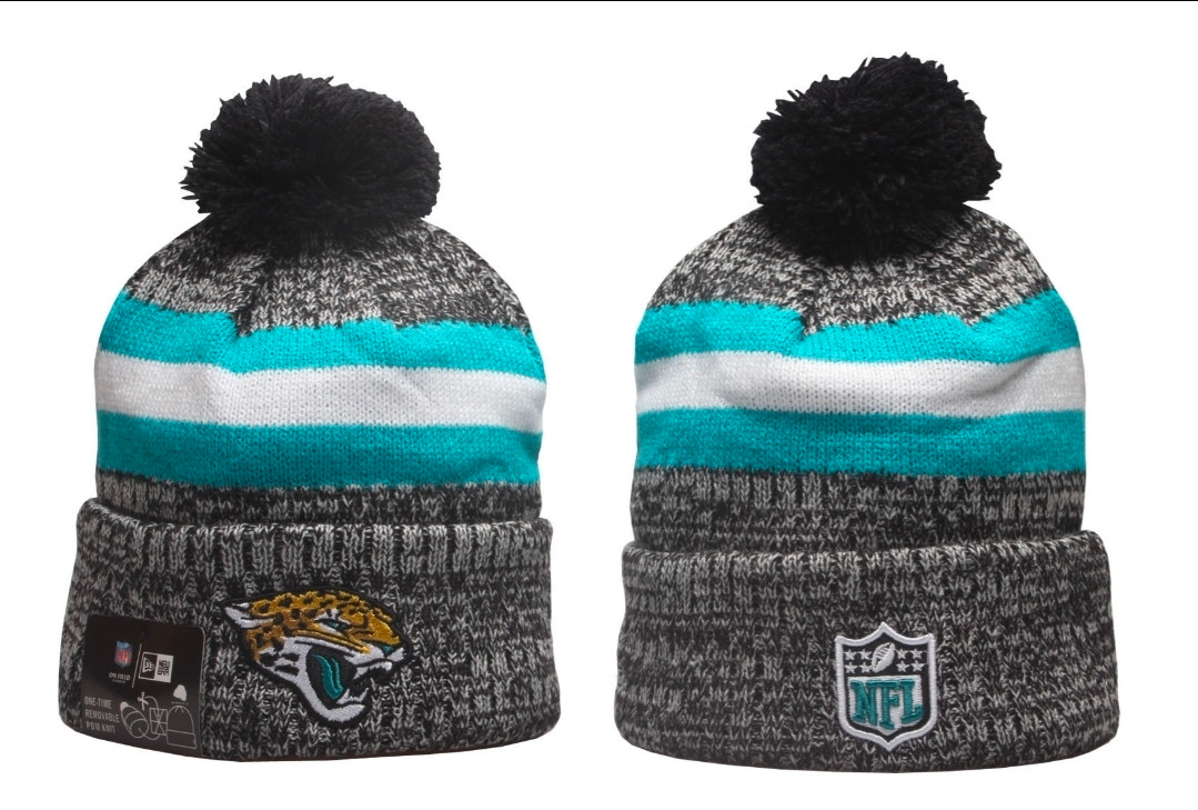 Jacksonville Jaguars Pom Knit Beanie #2