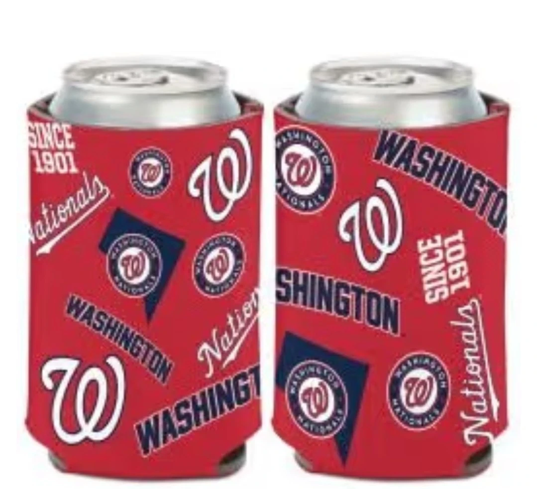 Washington Nationals Scatter Can Cooler 12 oz.