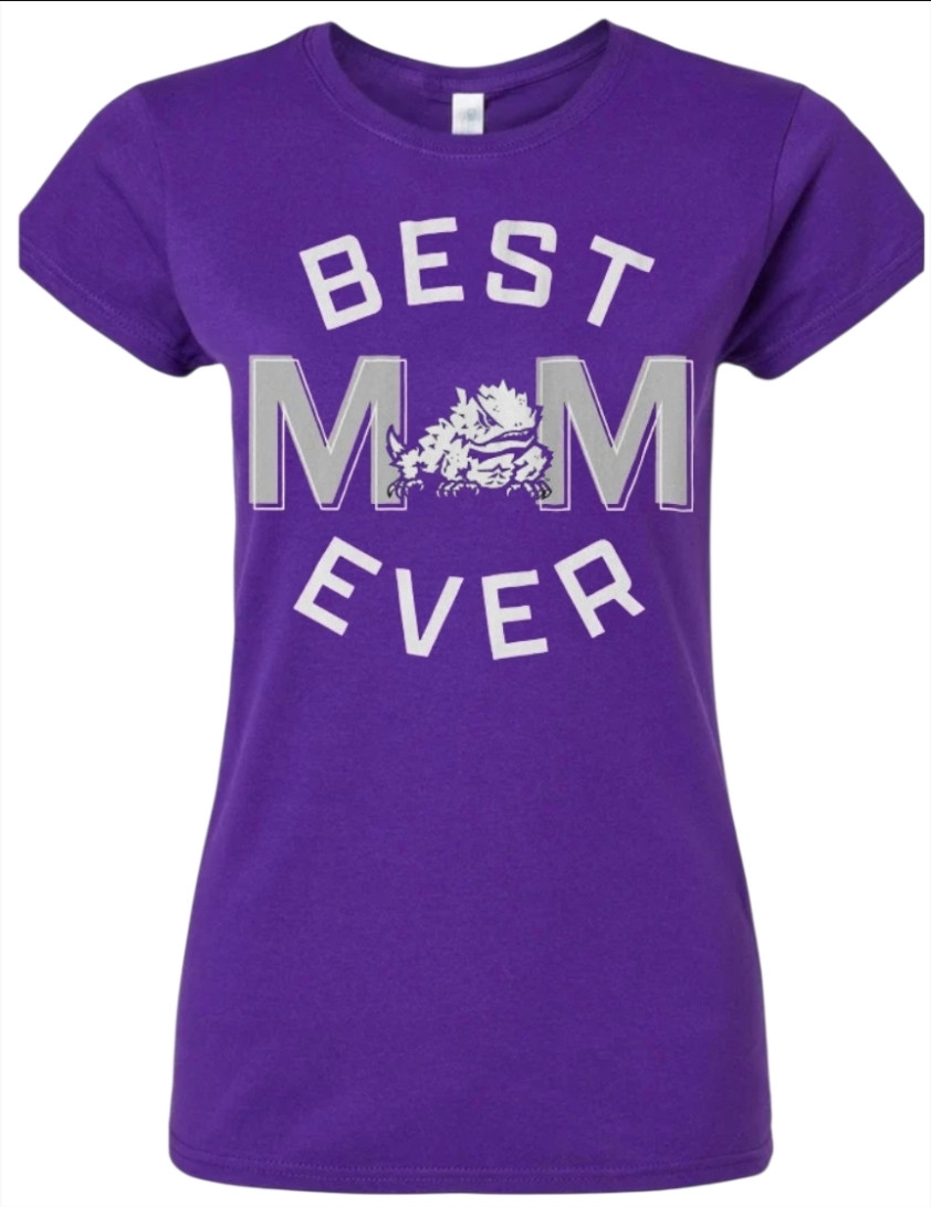 TCU Horned Frogs "Best Mom Ever" Women's T-Shirt