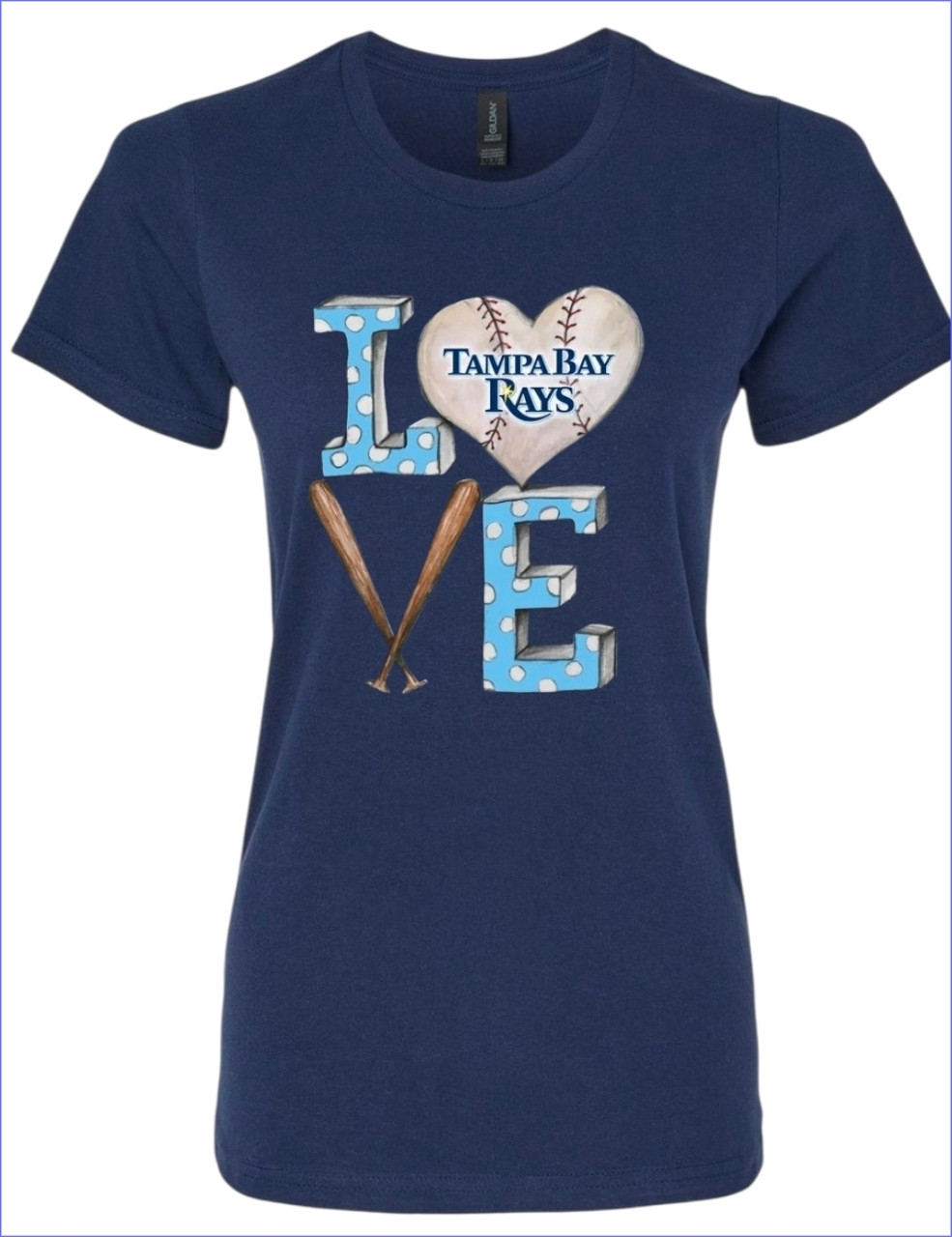 Tampa Bay Rays "#1 Mom Love" Women's T-Shirt
