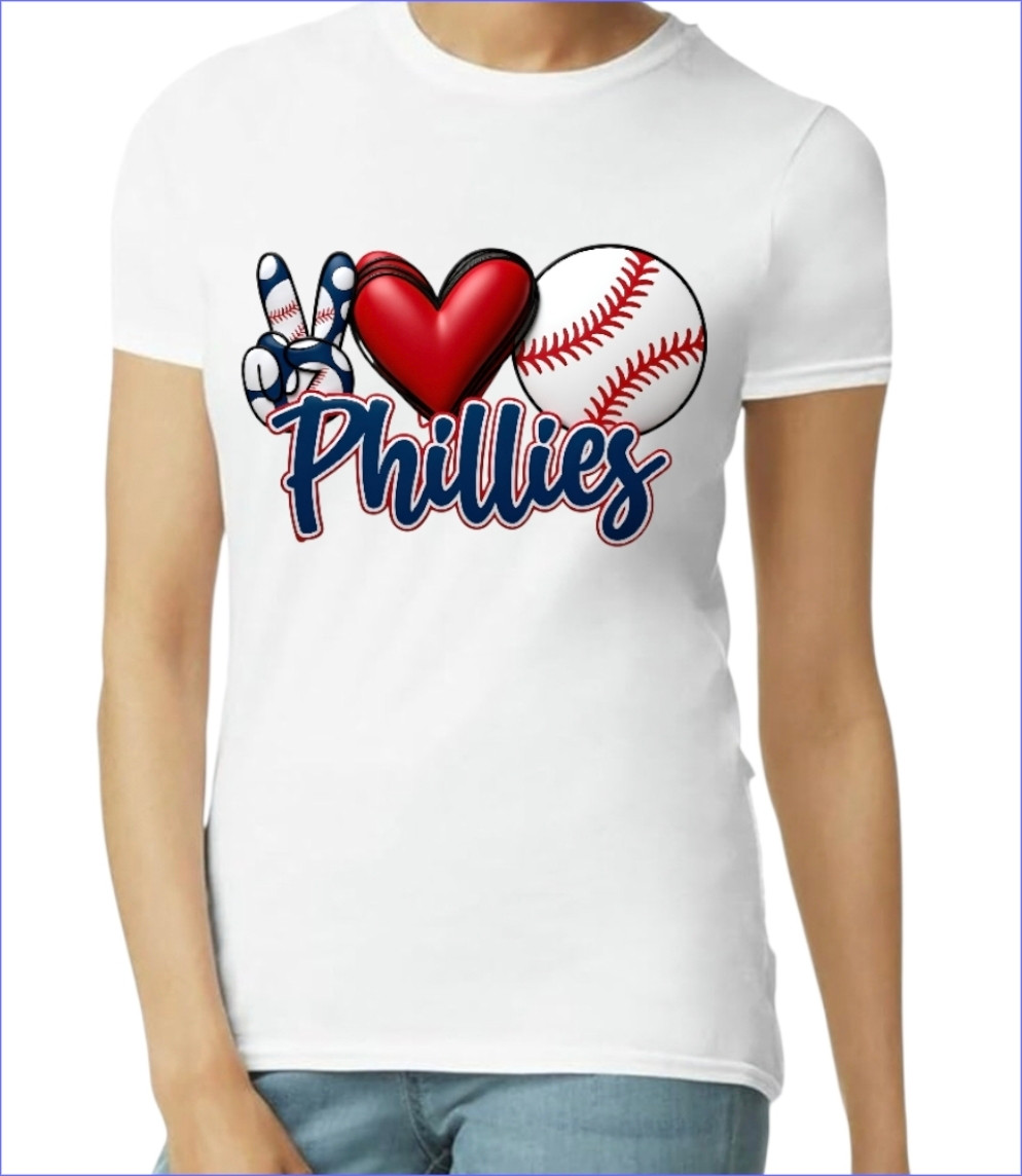 Philadelphia Phillies Love Women's T-Shirt