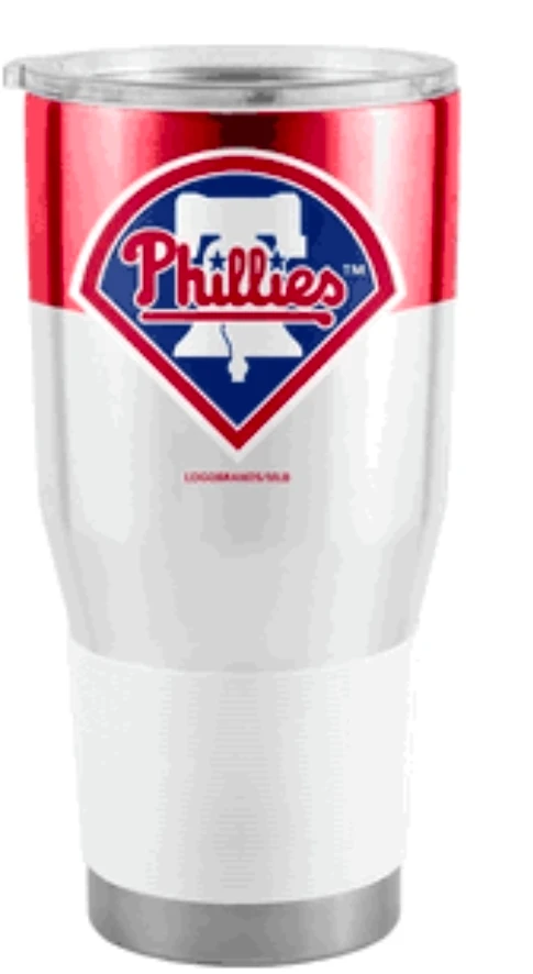 Philadelphia Phillies Colorblock Stainless Steel Tumbler