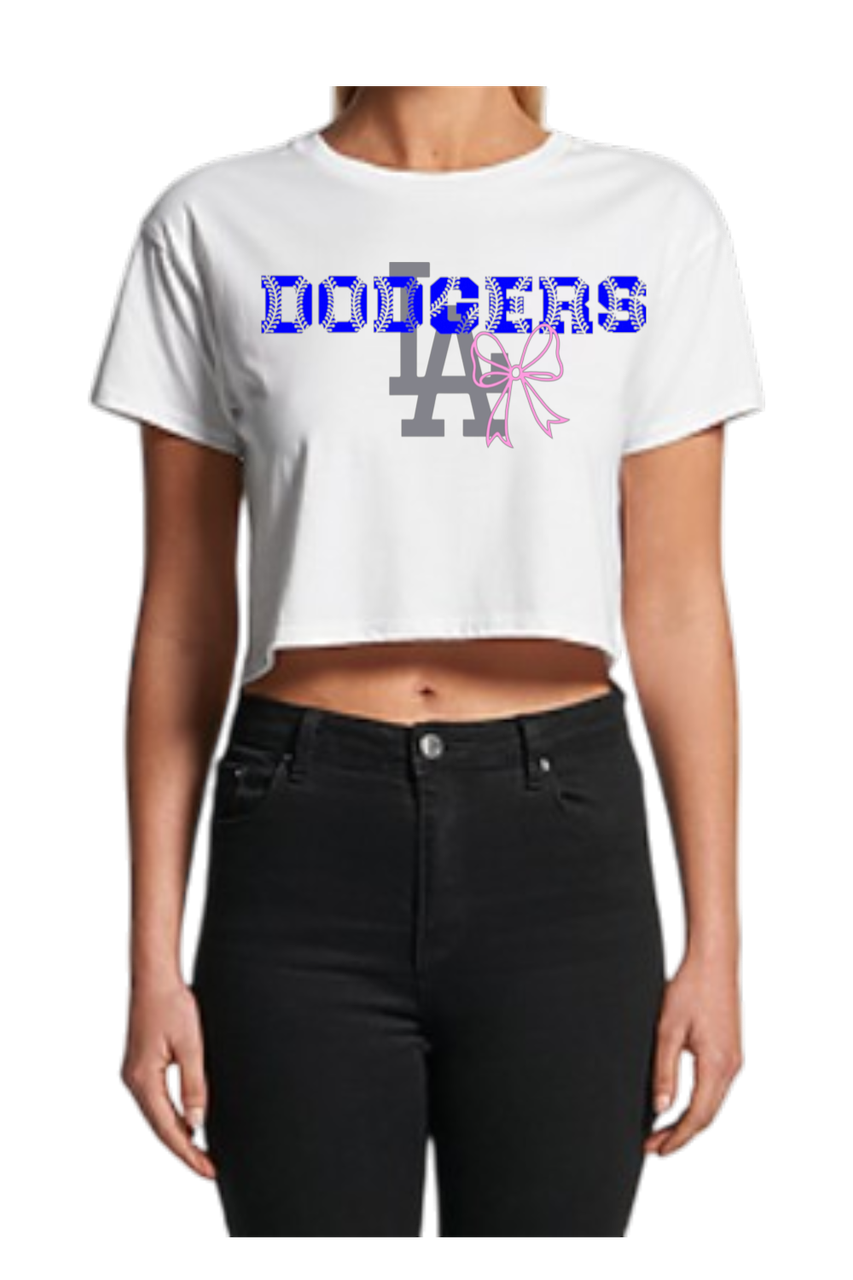 Los Angeles Dodgers Women's Graphic Crop Tee