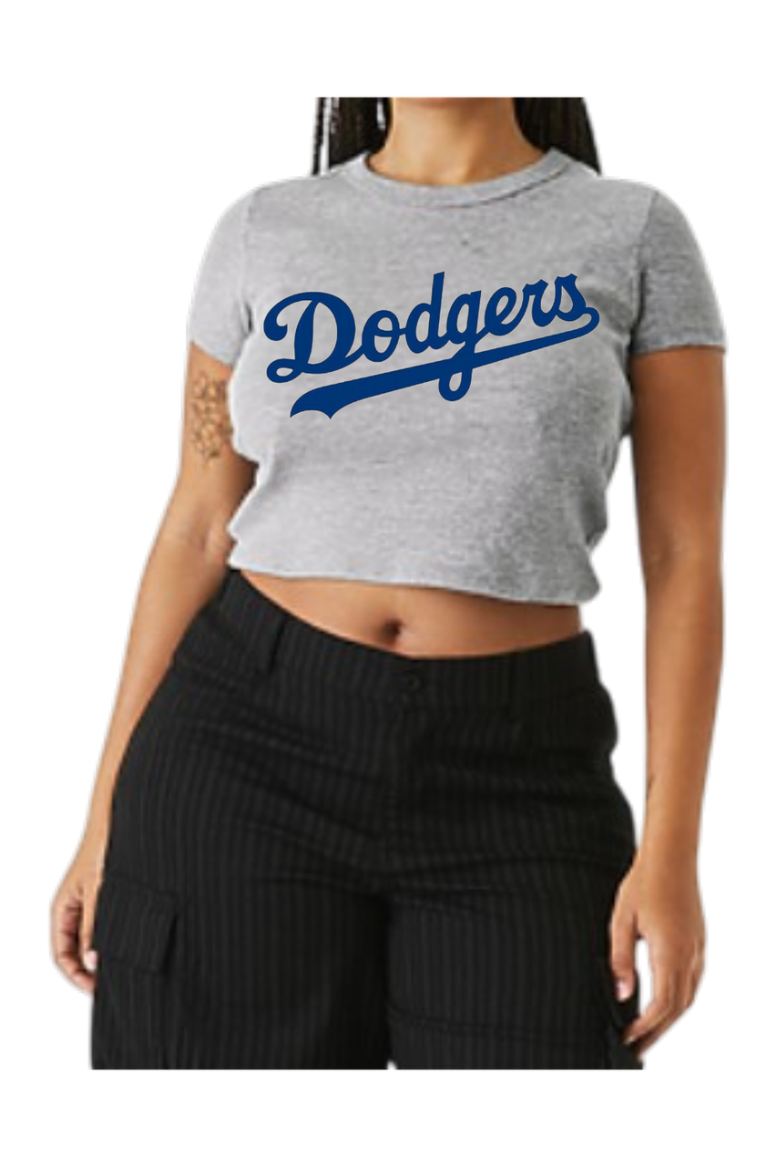 Los Angeles Dodgers Women's Graphic Crop Tee