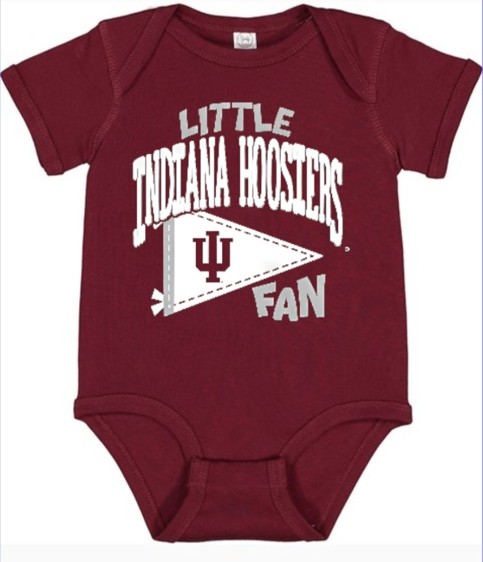 Indiana Hoosiers Lil Fan Baby Onesie